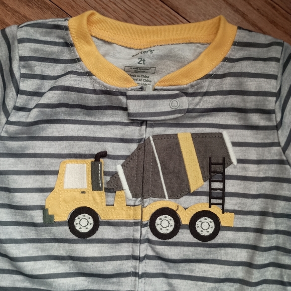 NWT Carter's Dump Truck Footie Onesie - Picture 3 of 5